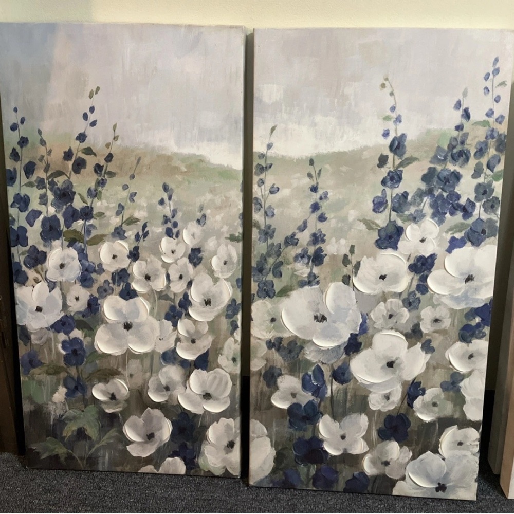 Floral Canvas Wall Art Set